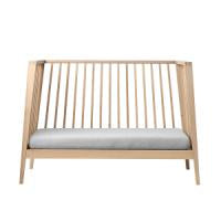 Leander Linea™ Babybett, Eiche + Matratze Comfort