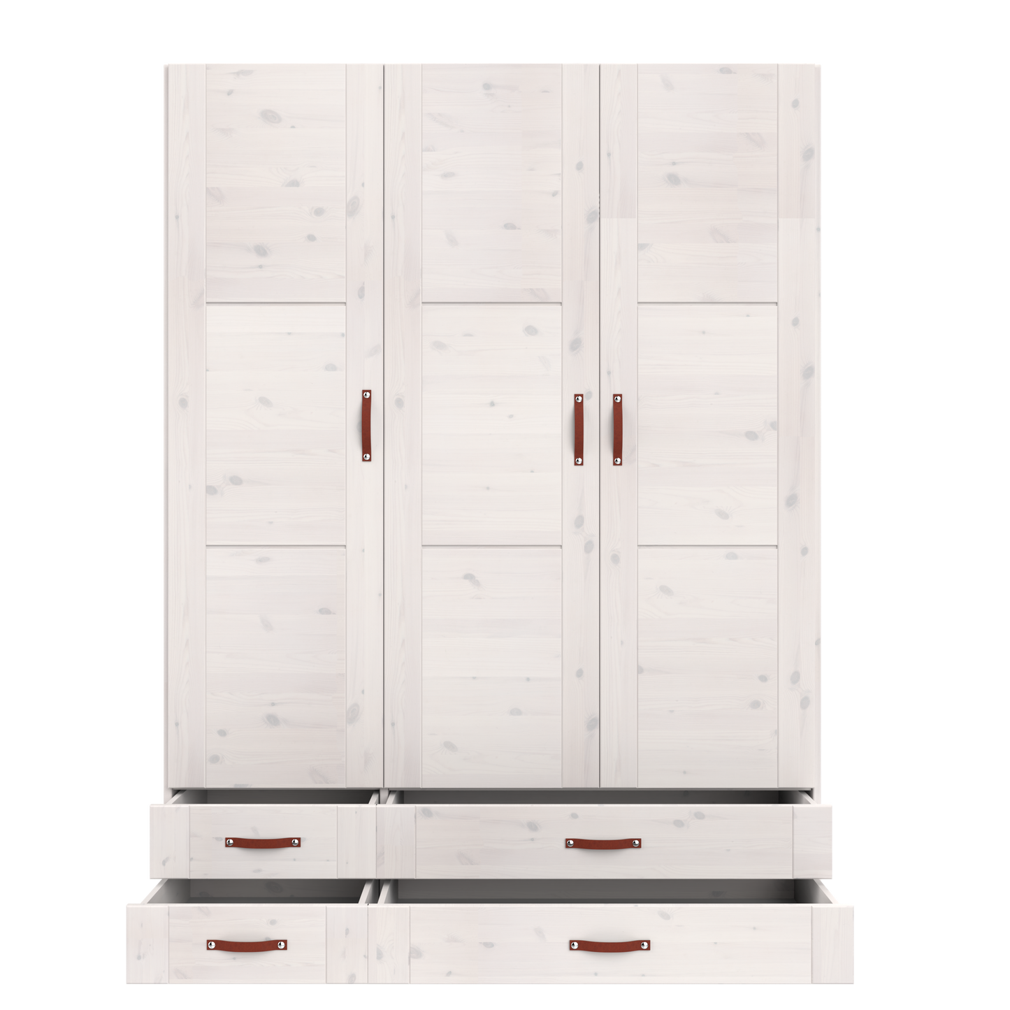 Kleiderschrank 150cm / 3 Türen + 4 Schubladen