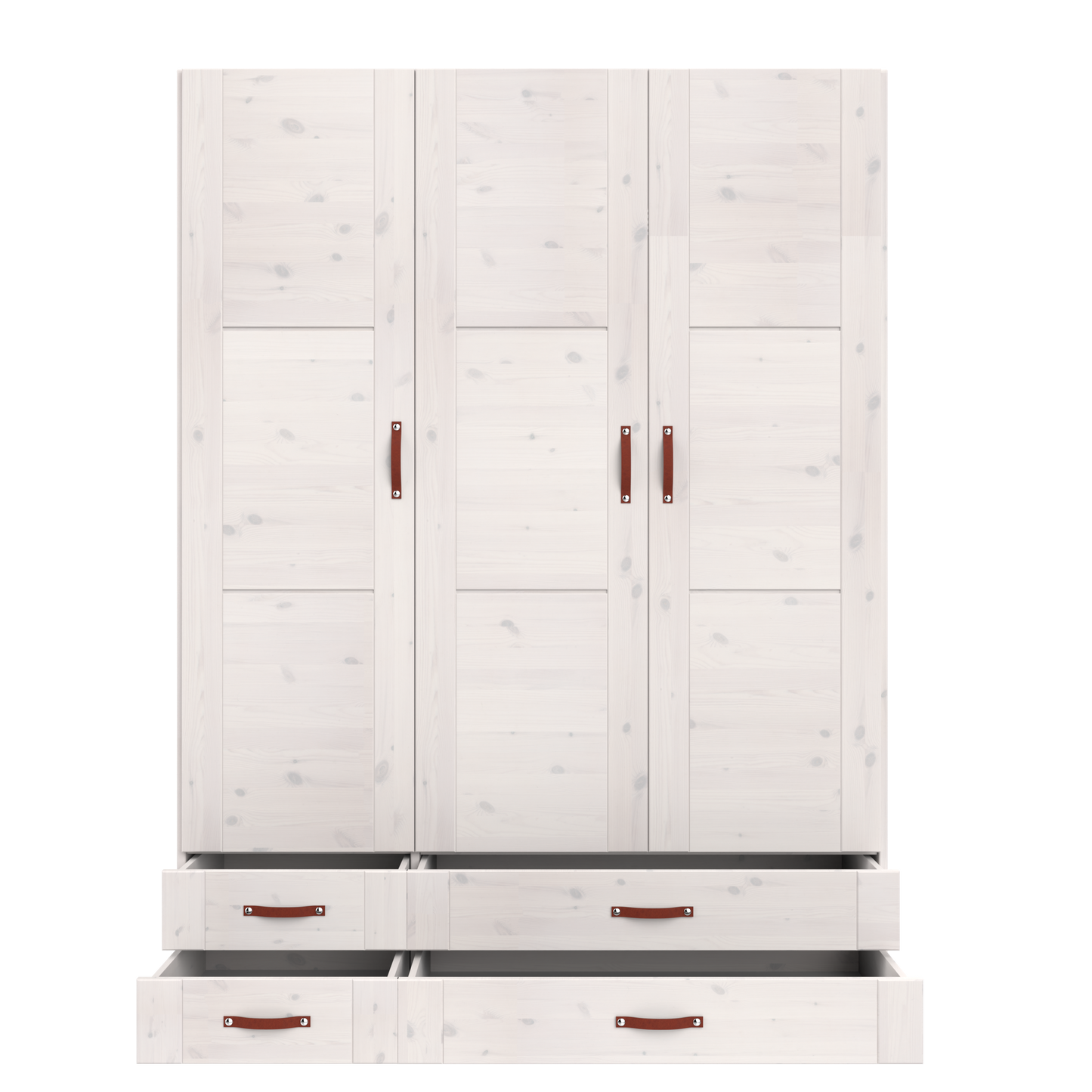 Kleiderschrank 150cm / 3 Türen + 4 Schubladen