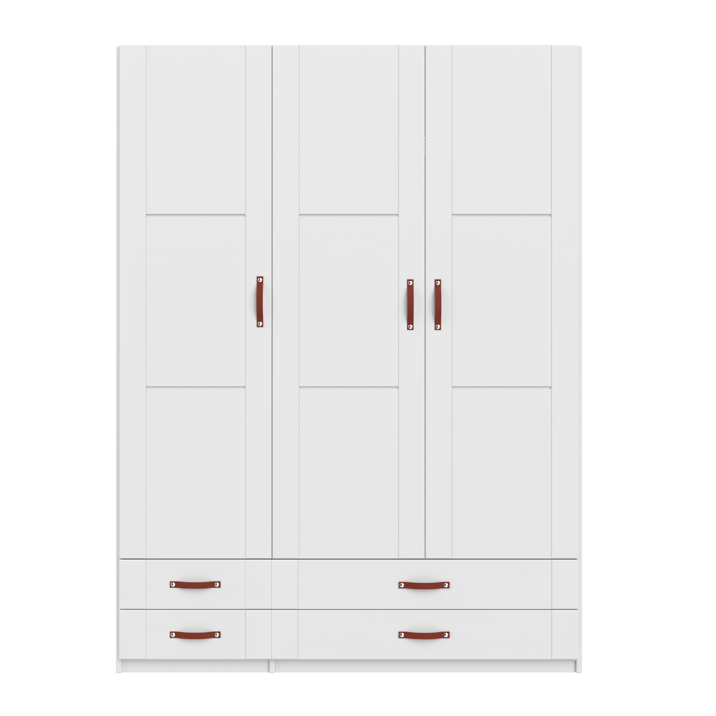 Kleiderschrank 150cm / 3 Türen + 4 Schubladen