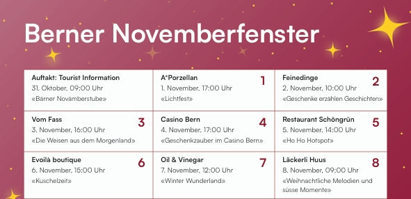 Berner Novemberfenster