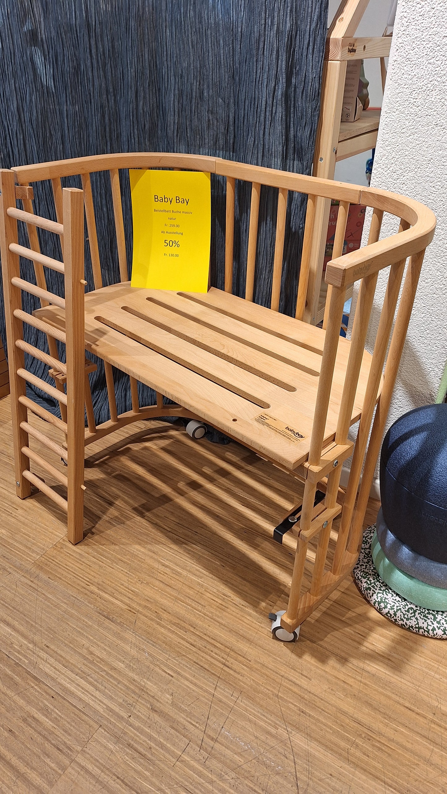 babybay Original Beistellbett, natur unbehandelt