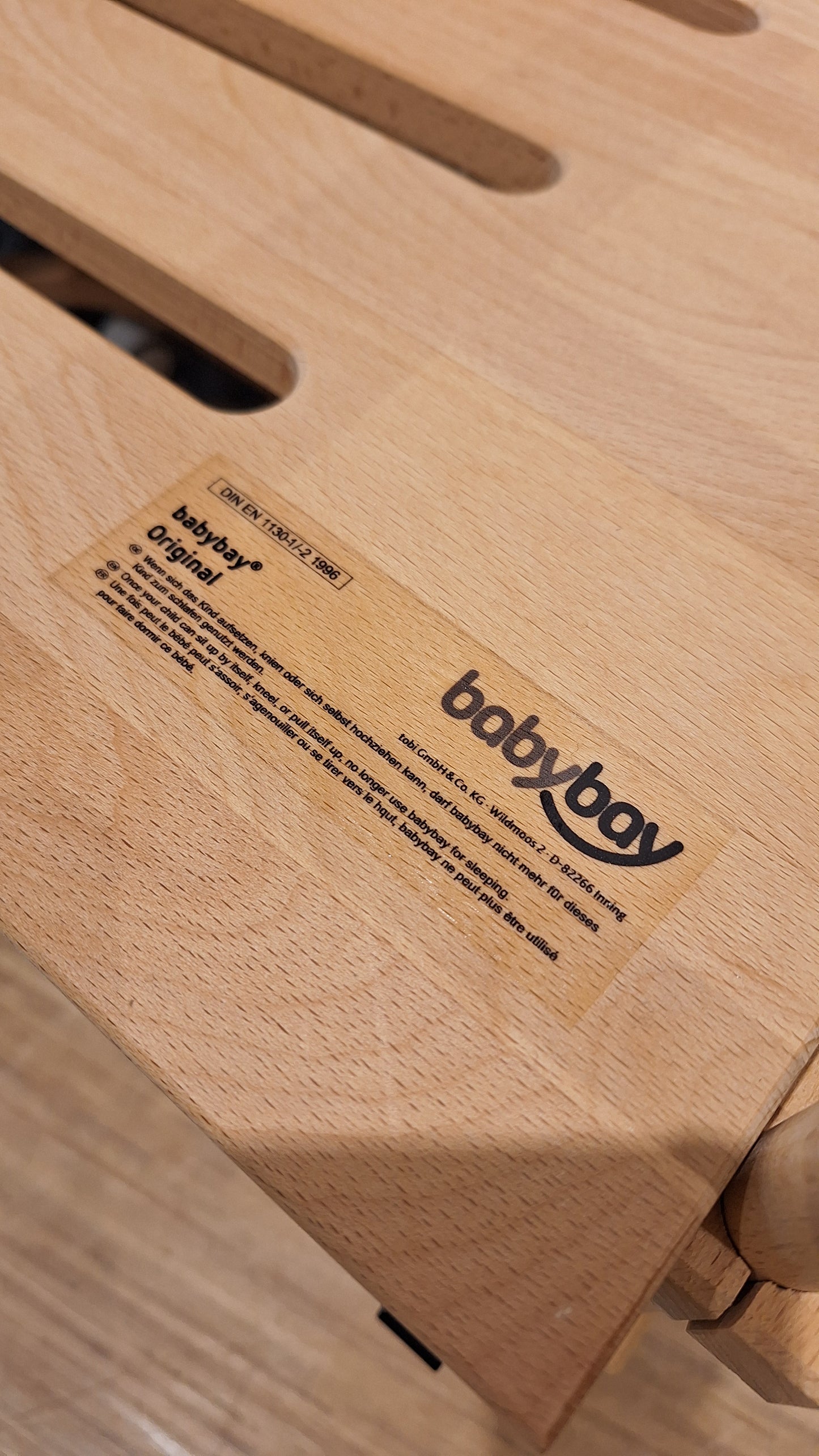 babybay Original Beistellbett, natur unbehandelt