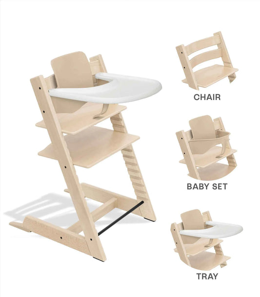 Tripp Trapp® Baby Set Bundle 3-in-1 mit Tray EICHE