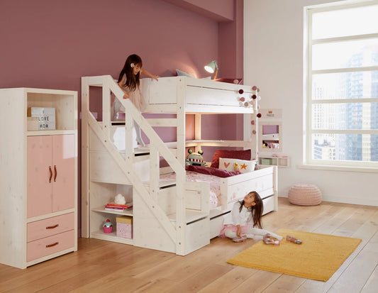 Etagenbett Family mit Treppe 90/120